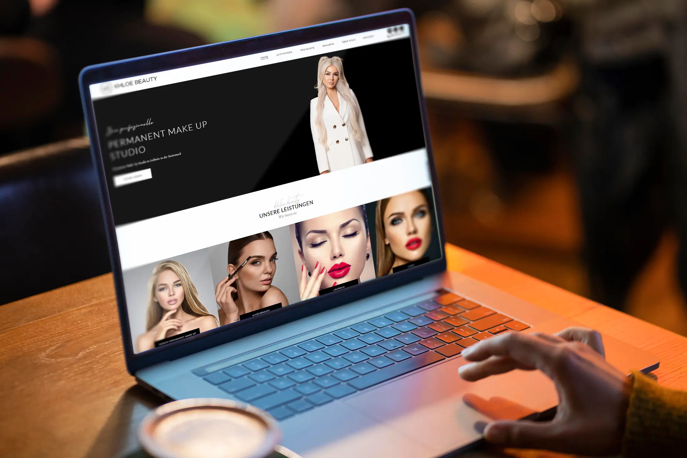 Khloe Beauty WordPress Website Redesign